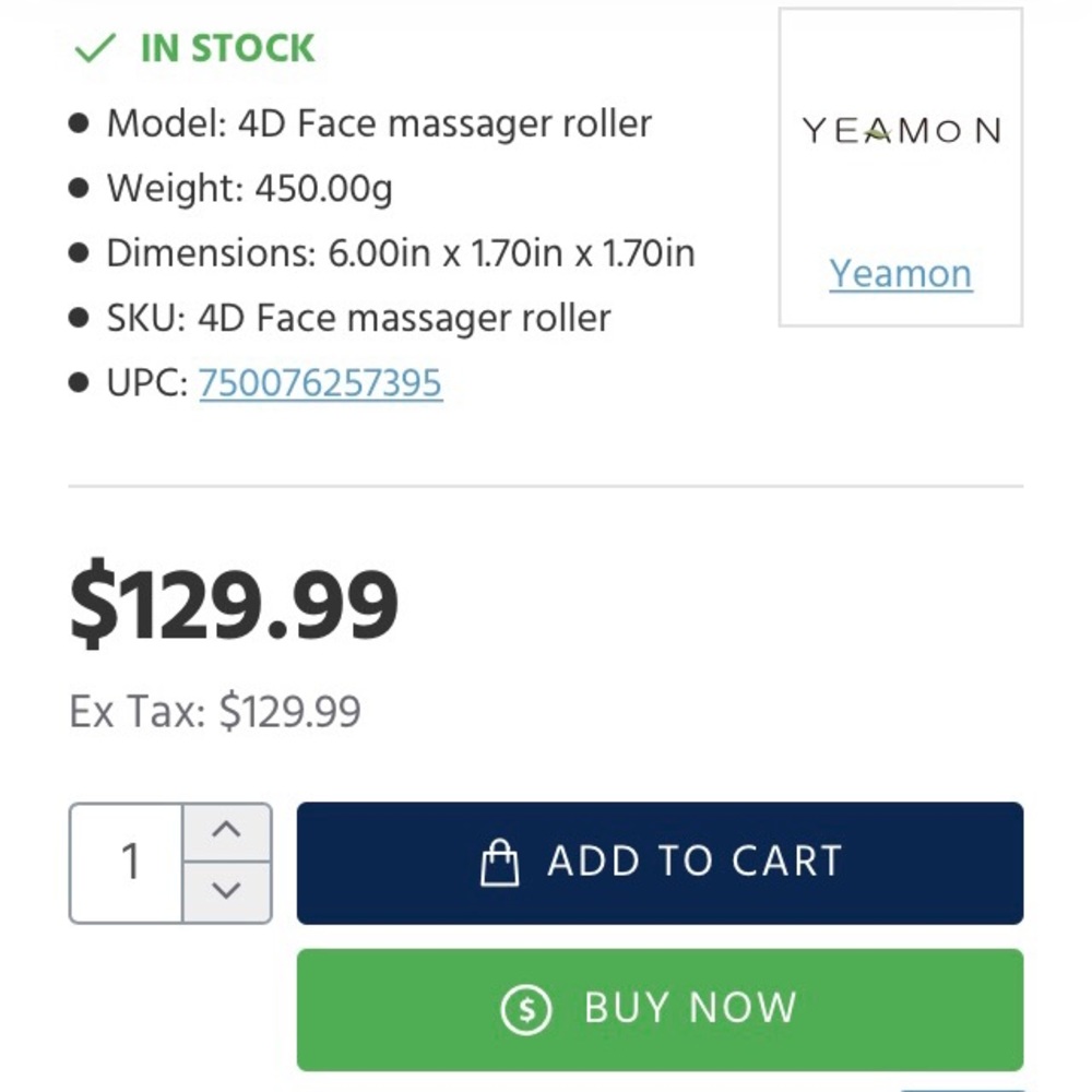 4-d micro current massager - Picture 13 of 13